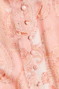 Oversized Lyocell Blouse