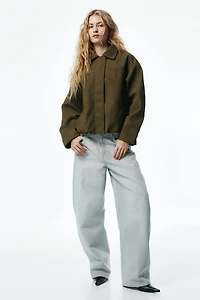 Bomber Jacket with Collar