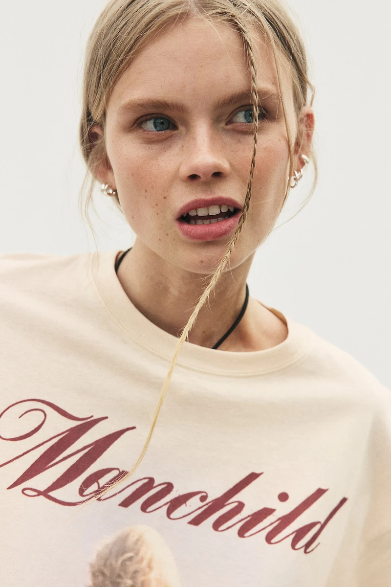 T-shirt ample imprimé