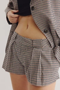 Mini short plissé devant