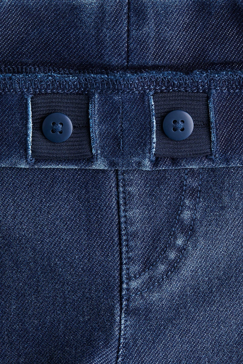 Wide Denim-look Pants