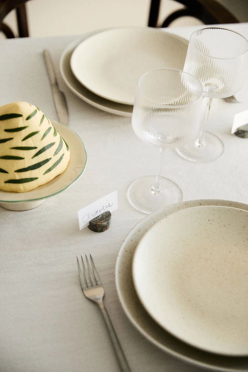 Lot de 4 supports de marque-place en marbre