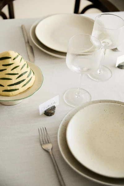 Lot de 4 supports de marque-place en marbre