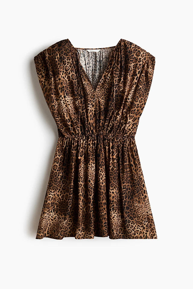 Viscose-Blend Tunic Dress