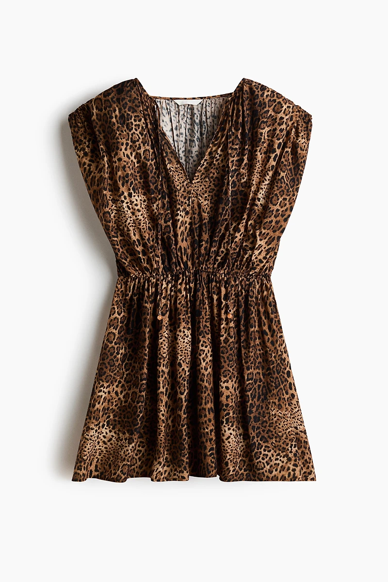 Viscose-Blend Tunic Dress