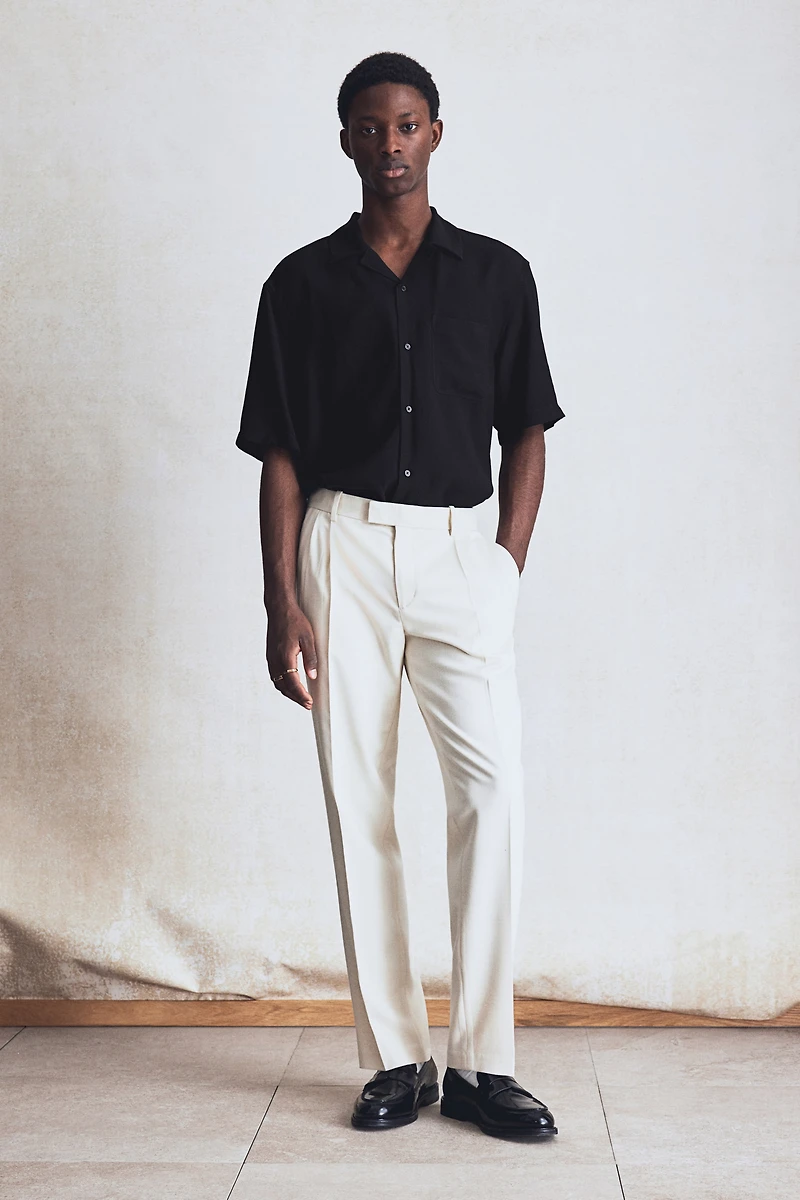 Regular-Fit Crinkled Resort Shirt