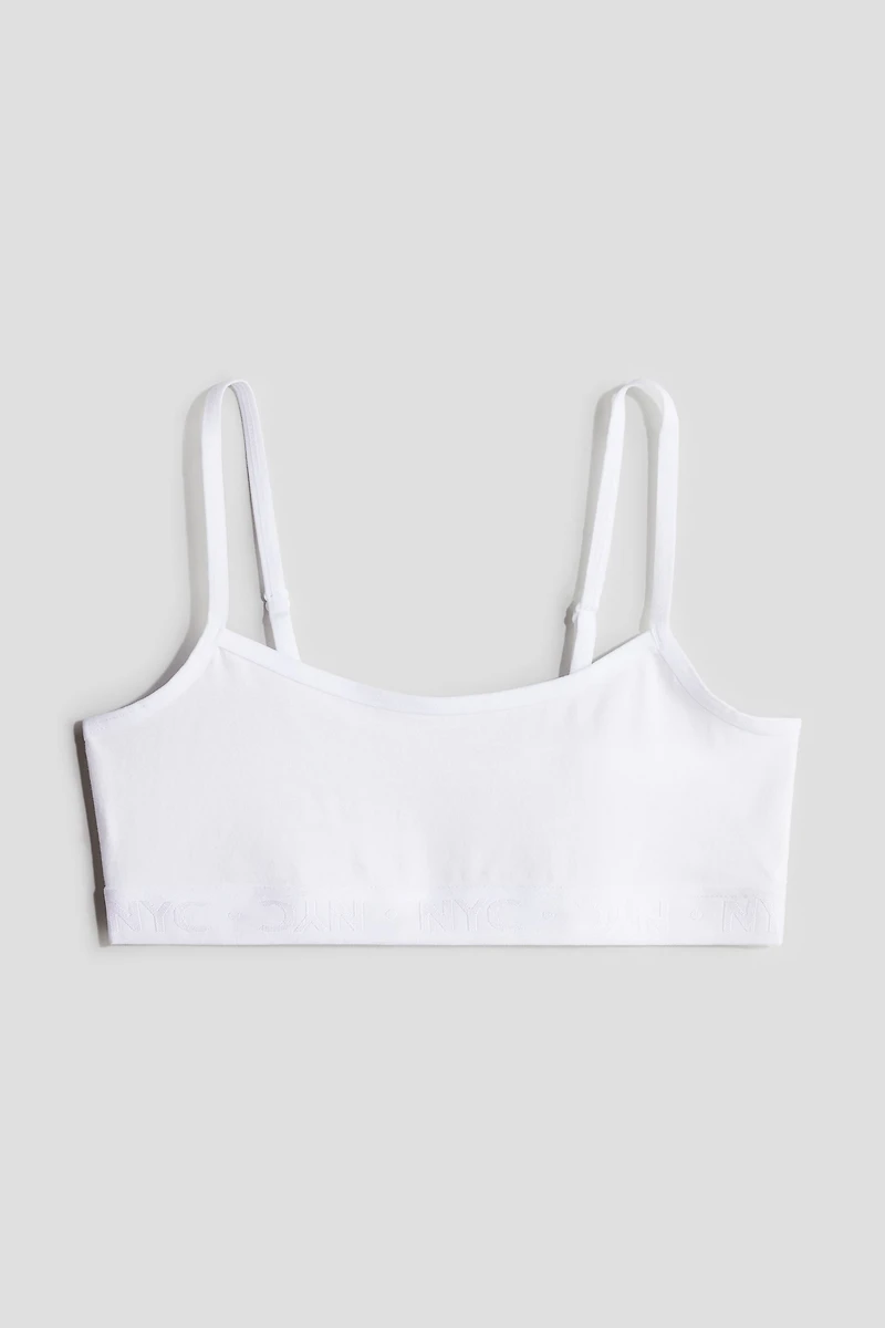 Brassières en jersey, lot de 3