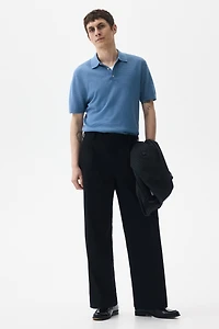 Slim-Fit Textured Polo Shirt