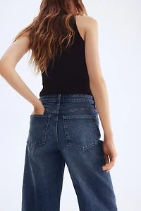 High Rise Wide-cut Jeans
