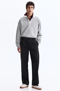 Relaxed-Fit Cotton and Lyocell Tailored Pants