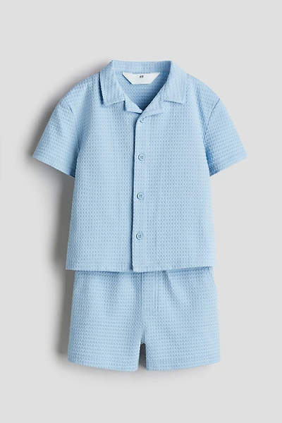 2-Piece Shirt and Shorts Set