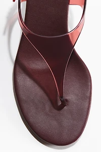 Kitten-Heeled Sandals