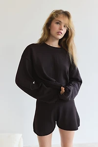 Roll-edge Sweater