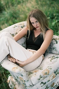 Lace-Trimmed Thong Bodysuit