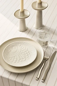 Stoneware Candlestick