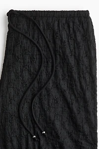 Lace-Look Drawstring Pants
