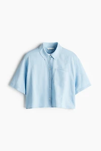 Chemise en lin mélangé