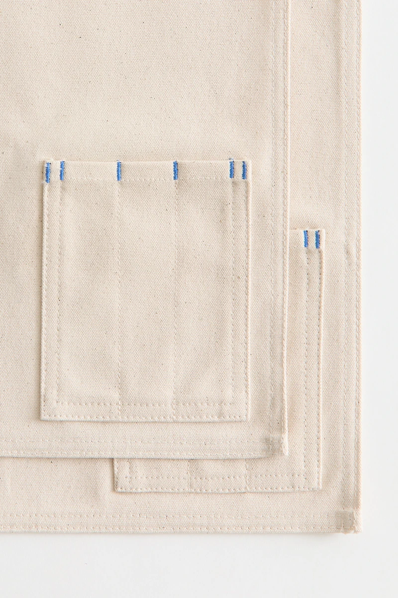 Lot de 4 napperons avec poche