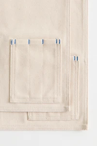 Lot de 4 napperons avec poche