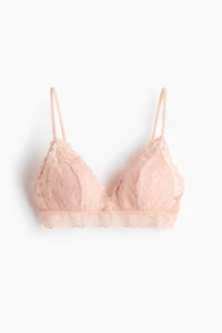 Embroidered Padded Soft-Cup Bra