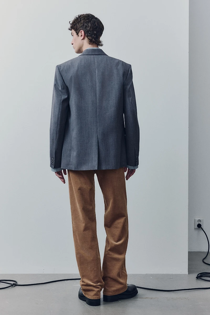 Pantalon 5 poches en velours côtelé