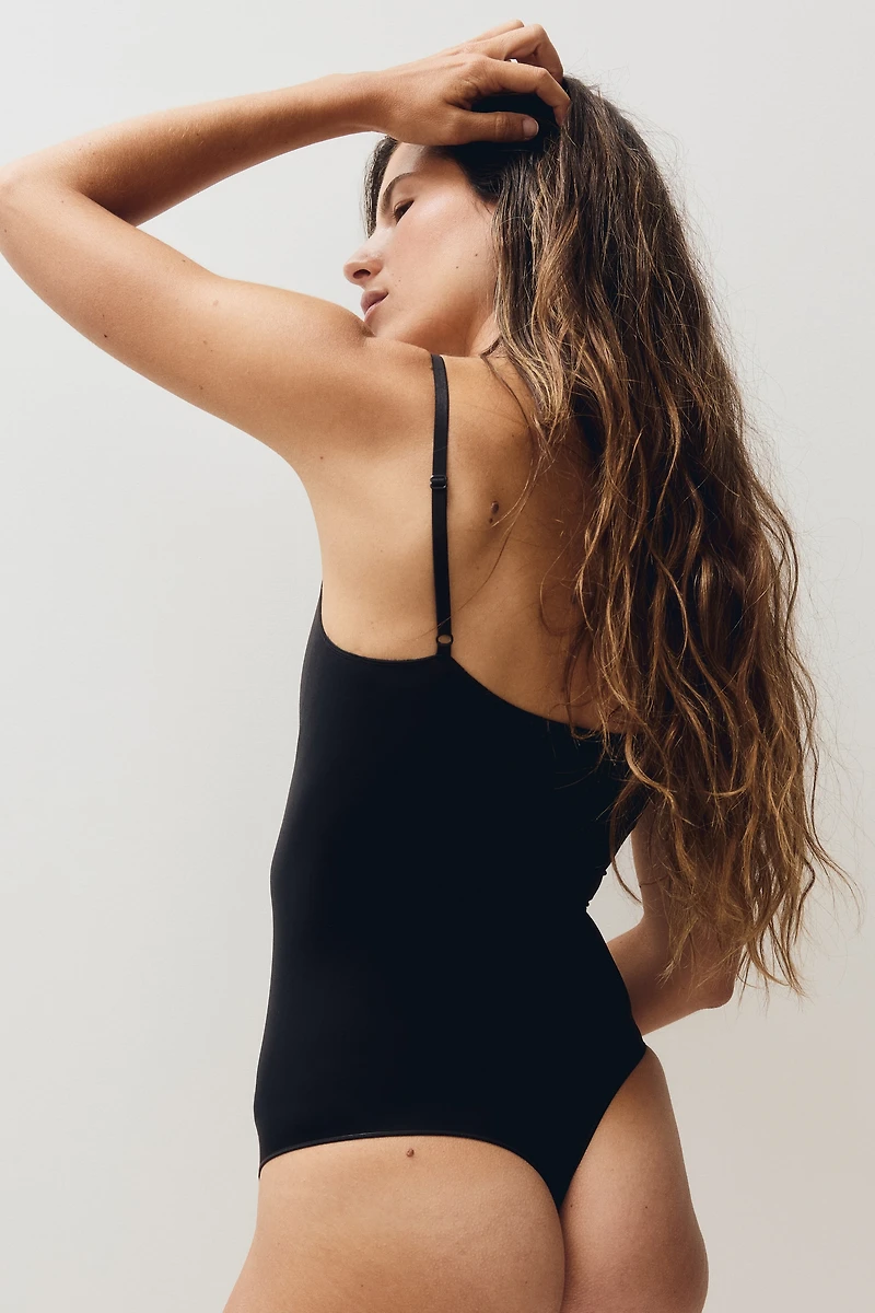 Seamless Light Shape Thong Bodysuit