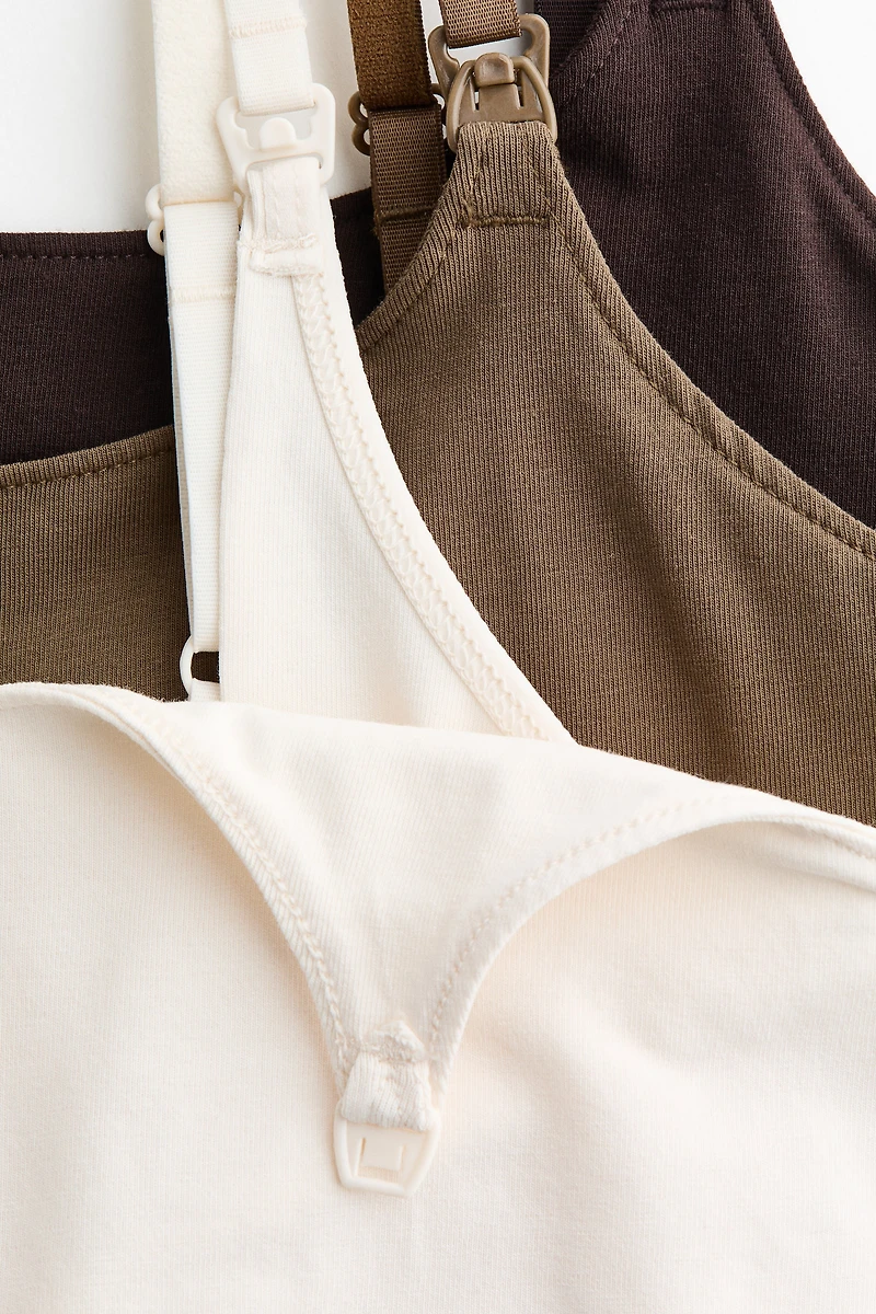MAMA 3-Pack Nursing Camisole Tops