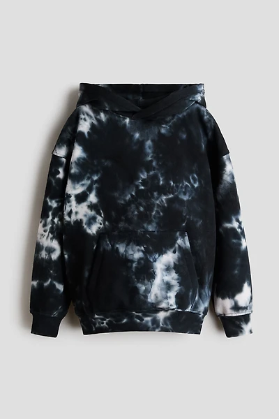 Printed Brushed-Inside Hoodie