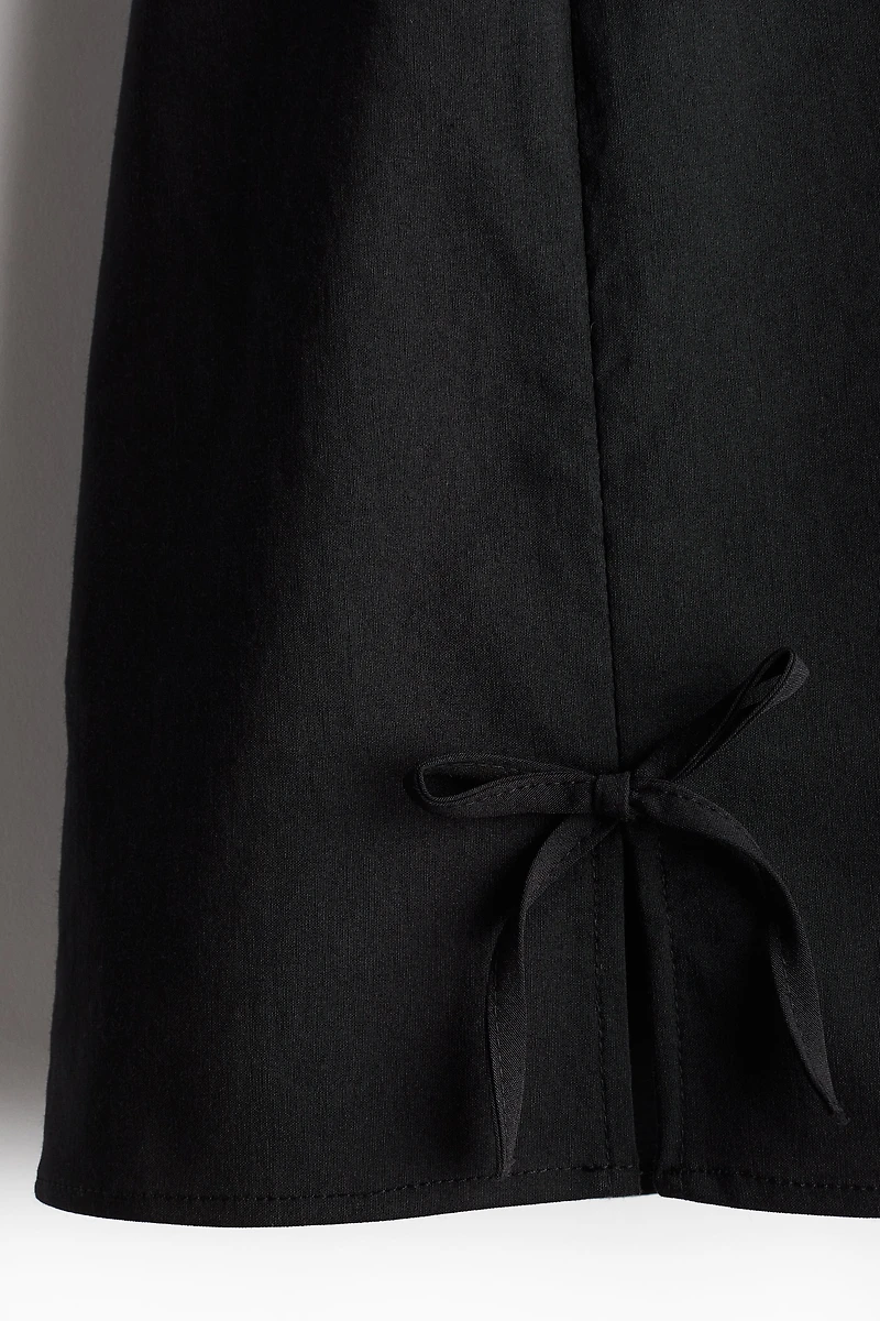 Bow-Detail Mini Skirt