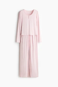 Pyjama en jersey pointelle