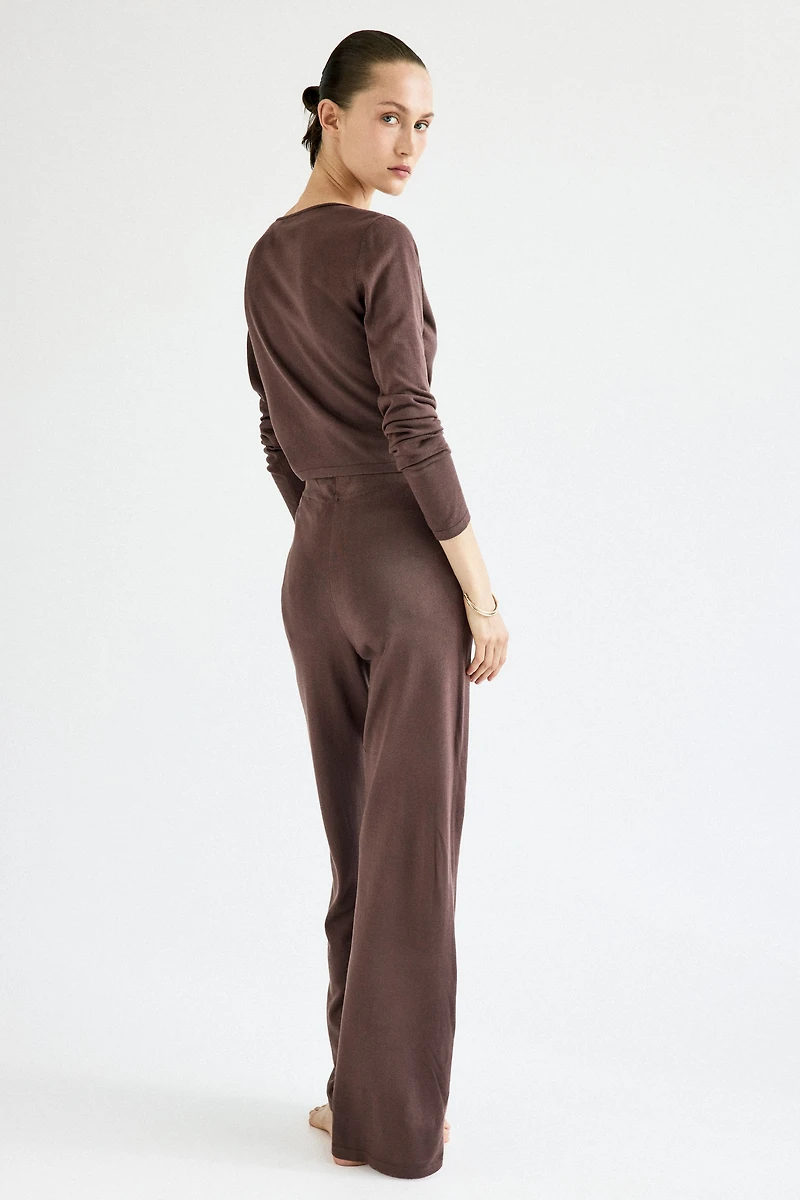 Fine-Knit Pants