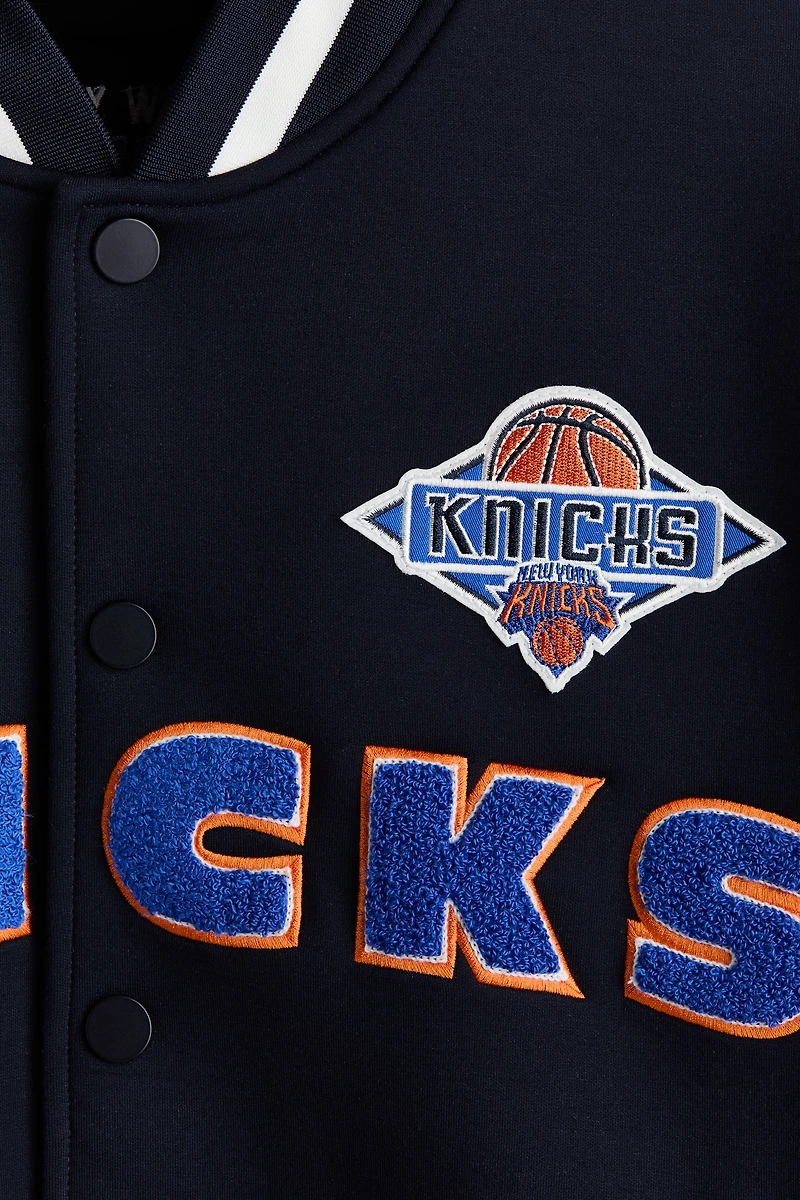 Loose-Fit Scuba Baseball Jacket