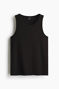Slim-Fit Ribbed Tank Top