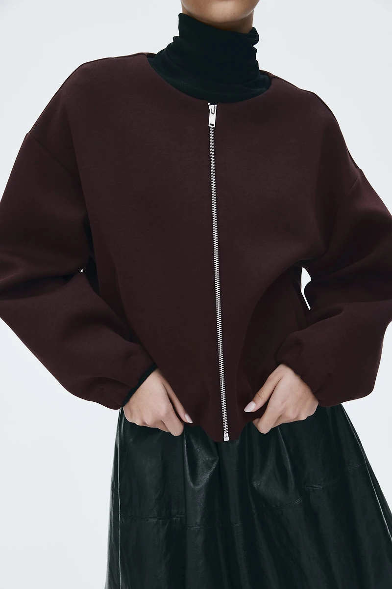 Scuba Sweatshirt Jacket