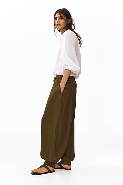 Balloon Pants with Drawstring