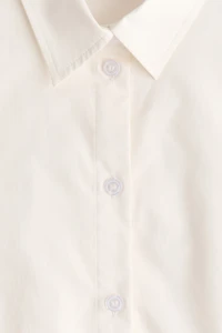 Balloon-Sleeved Cotton Shirt