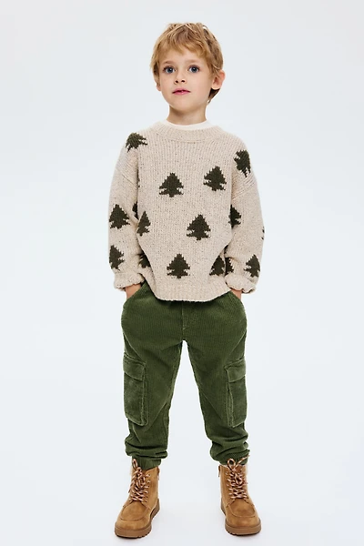 Corduroy Cargo Joggers