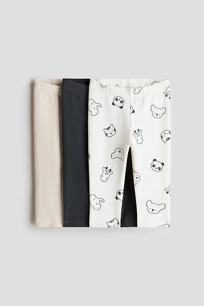 3-pack Cotton Jersey Leggings