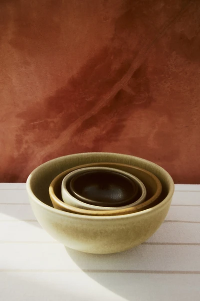 4-Piece Stoneware Bowl Set
