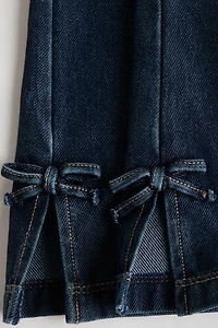 Denim-Look Flared Jeggings