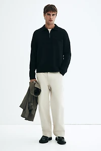 Regular-Fit Half-Zip Sweater