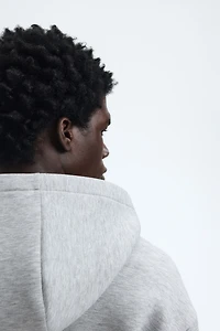 Loose-Fit Scuba Hooded Jacket