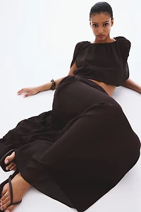 Jupe maxi en mousseline