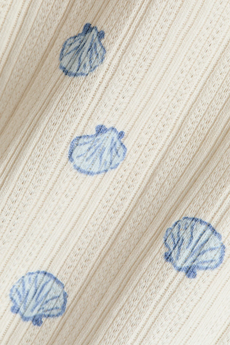 Pointelle Jersey Tank Top