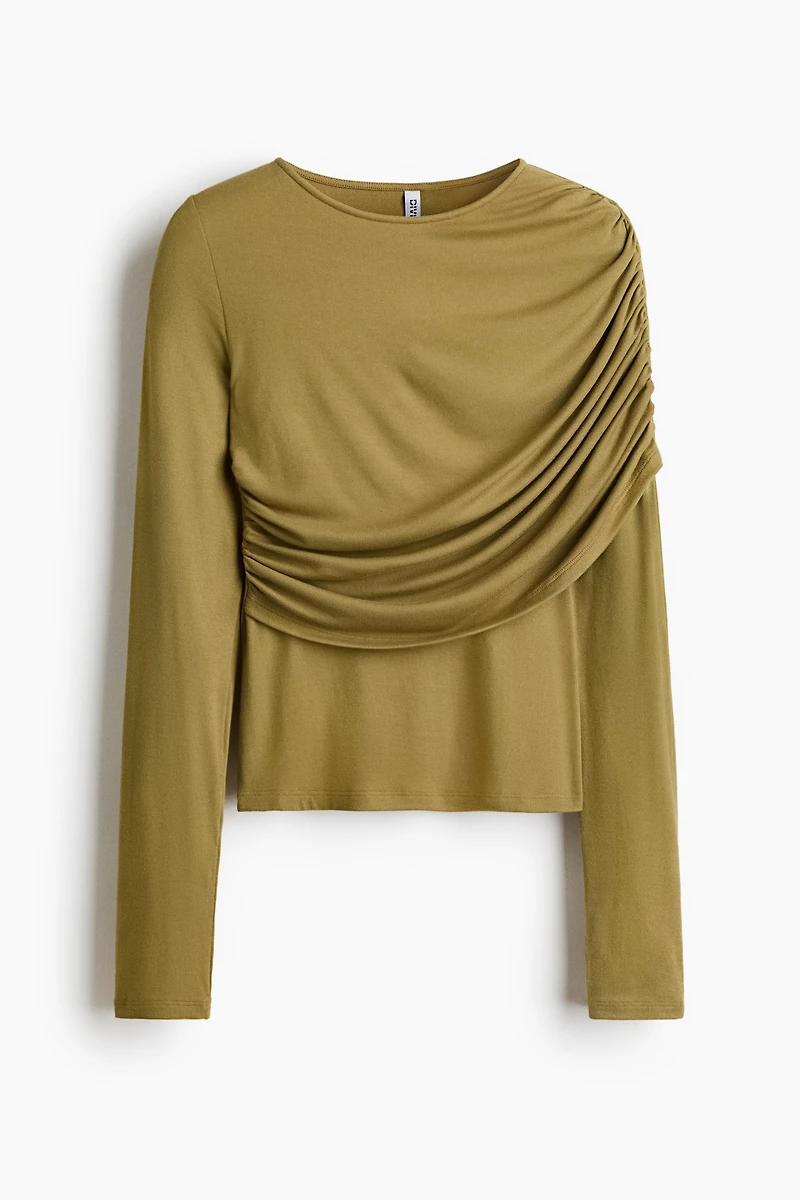 Draped Viscose Top