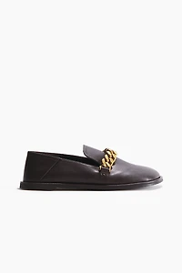Chain-Detail Loafers