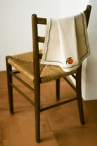 Linge à vaisselle avec motifs brodés