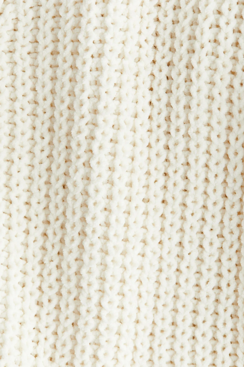 Gilet en tricot chenille