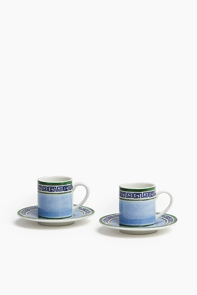 2-pack Espresso Cup and Saucer