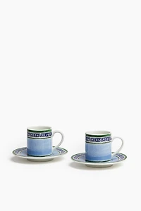 2-pack Espresso Cup and Saucer